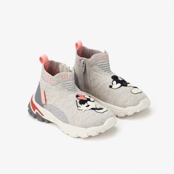 Zara Other - Zara kids Disney sock style high tops NWT